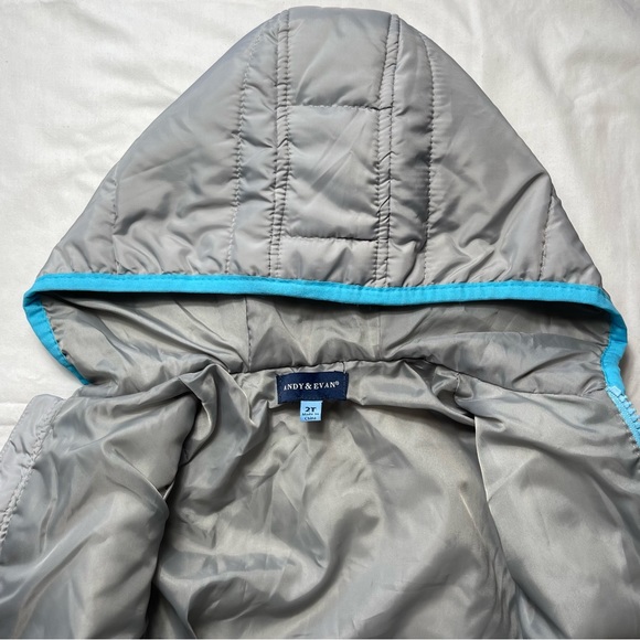 New Andy & Evan puffer jacket size 2T - Picture 5 of 11